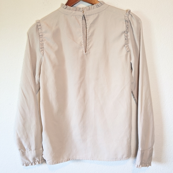 Walter Baker High Neck Ruffle Blouse - Picture 5 of 6